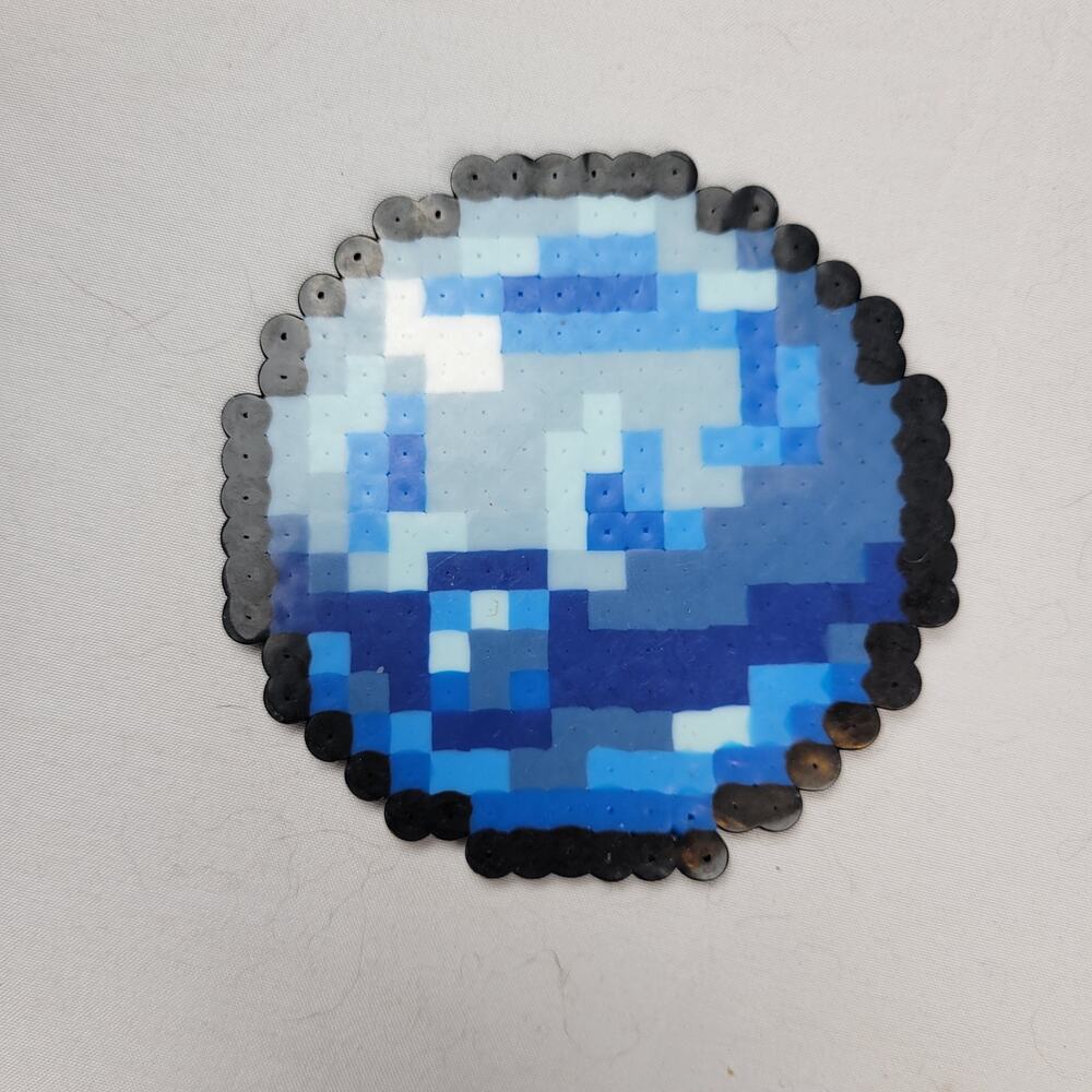 Crystal Ball Perler Bead Pixel Art